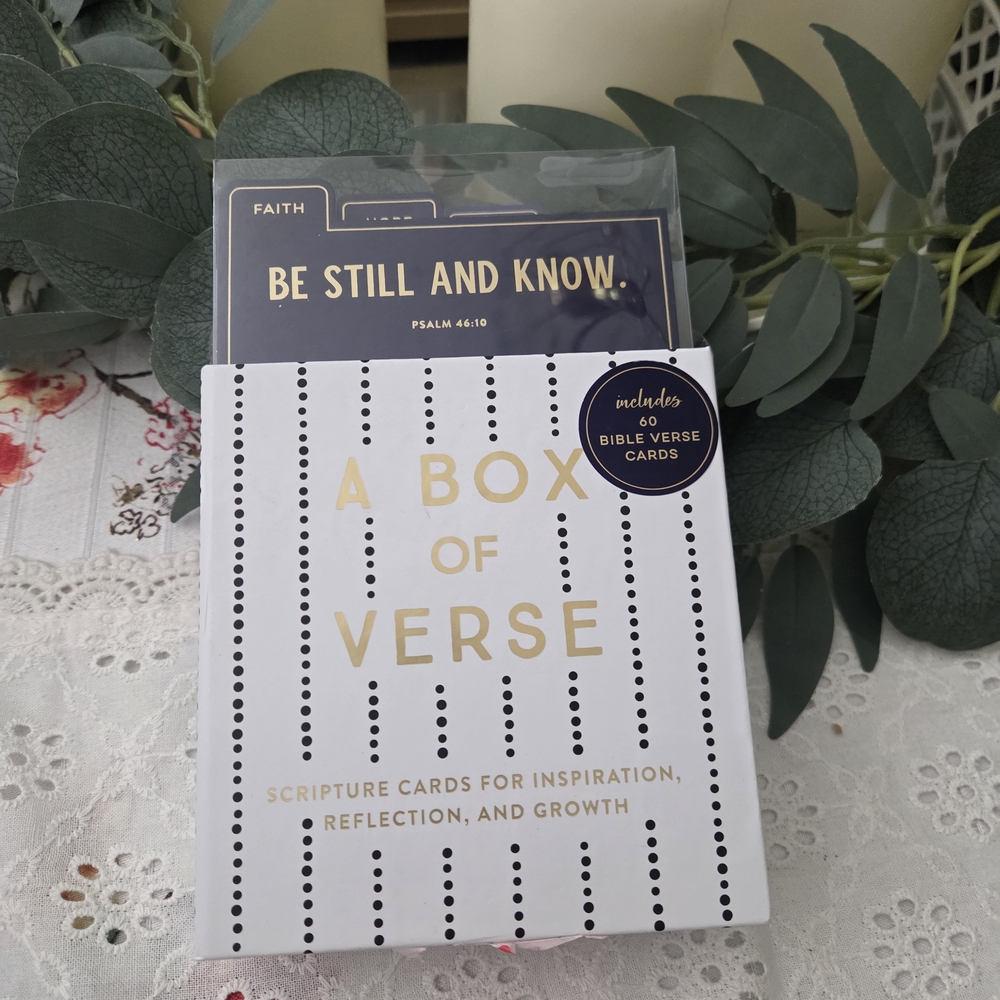 Eccolo Box of Verse Scripture Cards - Black and White